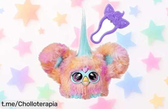 Mini peluche electrónico Furby Furblets que canta hip hop y habla en Furbish a un precio loco, ¡diviértete donde quieras antes de que se agoten!