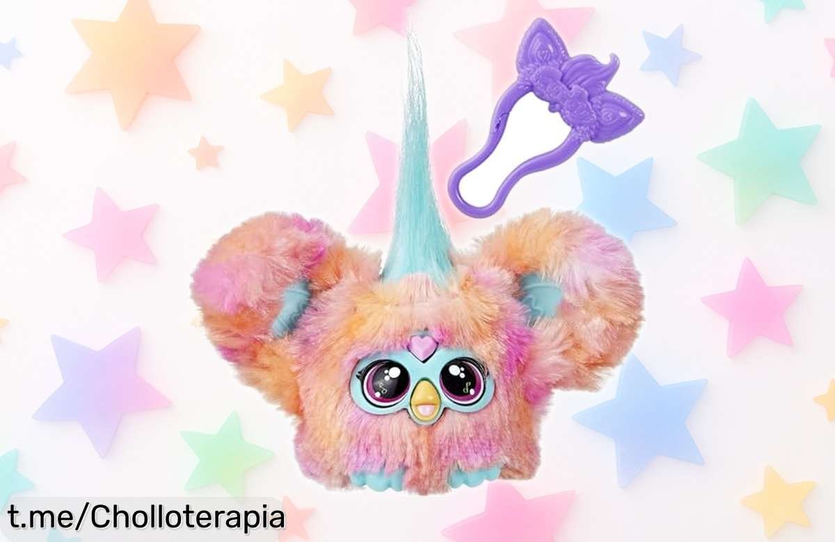 Mini peluche electrónico Furby Furblets que canta hip hop y habla en Furbish a un precio loco, ¡diviértete donde quieras antes de que se agoten!