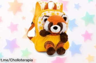 Mochila infantil 2 en 1 con peluche panda incluida, gran espacio para aventuras y ahora a un precio rebajadísimo; ¡no dejes pasar este regalazo que hará brillar la sonrisa de cualquier niño!