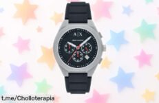Moderno y resistente reloj Armani Exchange con cristal anti rayones a un precio rebajado nunca visto, luce increíble y siente la seguridad ya mismo ¡aprovecha este super chollo!