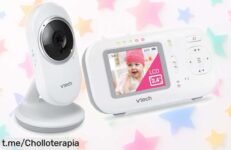 Monitor para bebés VTech con visión nocturna a solo 300m, cuida el descanso de tu pequeño. ¡No te pierdas este super chollo y disfruta la tranquilidad que mereces!