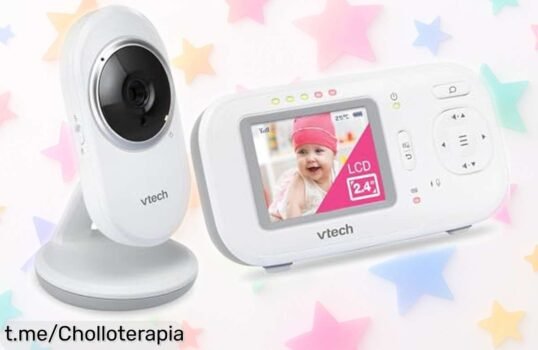 Monitor para bebés VTech con visión nocturna a solo 300m, cuida el descanso de tu pequeño. ¡No te pierdas este super chollo y disfruta la tranquilidad que mereces!