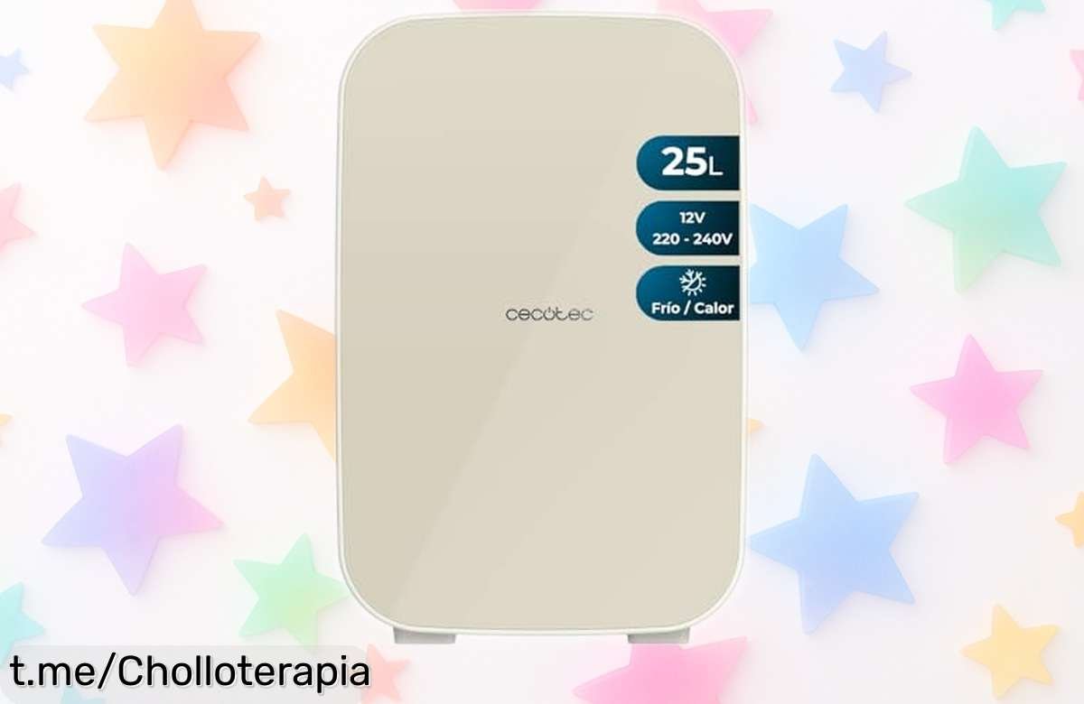 Nevera pequeña Cecotec Bolero Bahamas beige: capacidad ideal para coche o caravana, ¡rebajada a un precio loco que no puedes dejar escapar! Dale frescura y calor a tus viajes, apúntate antes de que se acabe este ofertón.