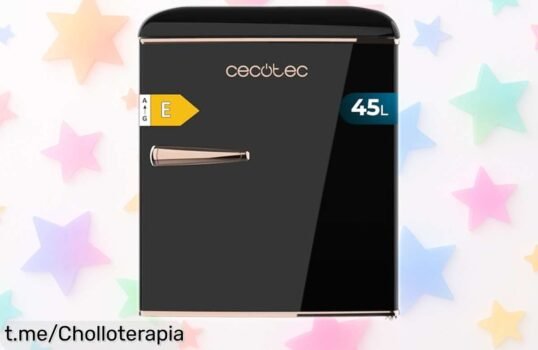 Nunca había sido tan fácil disfrutar de una nevera pequeña Cecotec estilo retro, ¡aprovecha su precio rebajado y mantén tus bebidas frías siempre!