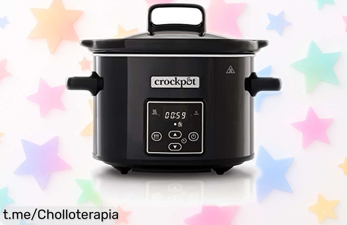 Olla de cocción lenta digital Crockpot a precio rebajado, disfruta de comidas fáciles y deliciosas. ¡No te quedes sin este super chollo que hará brillar tus recetas!