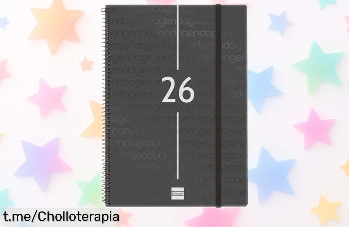 Organiza tu año con estilo: Agenda espiral 2026 de semana vista vertical, ahora a precio rebajado. ¡No te quedes sin la tuya antes de que se acabe esta oferta!