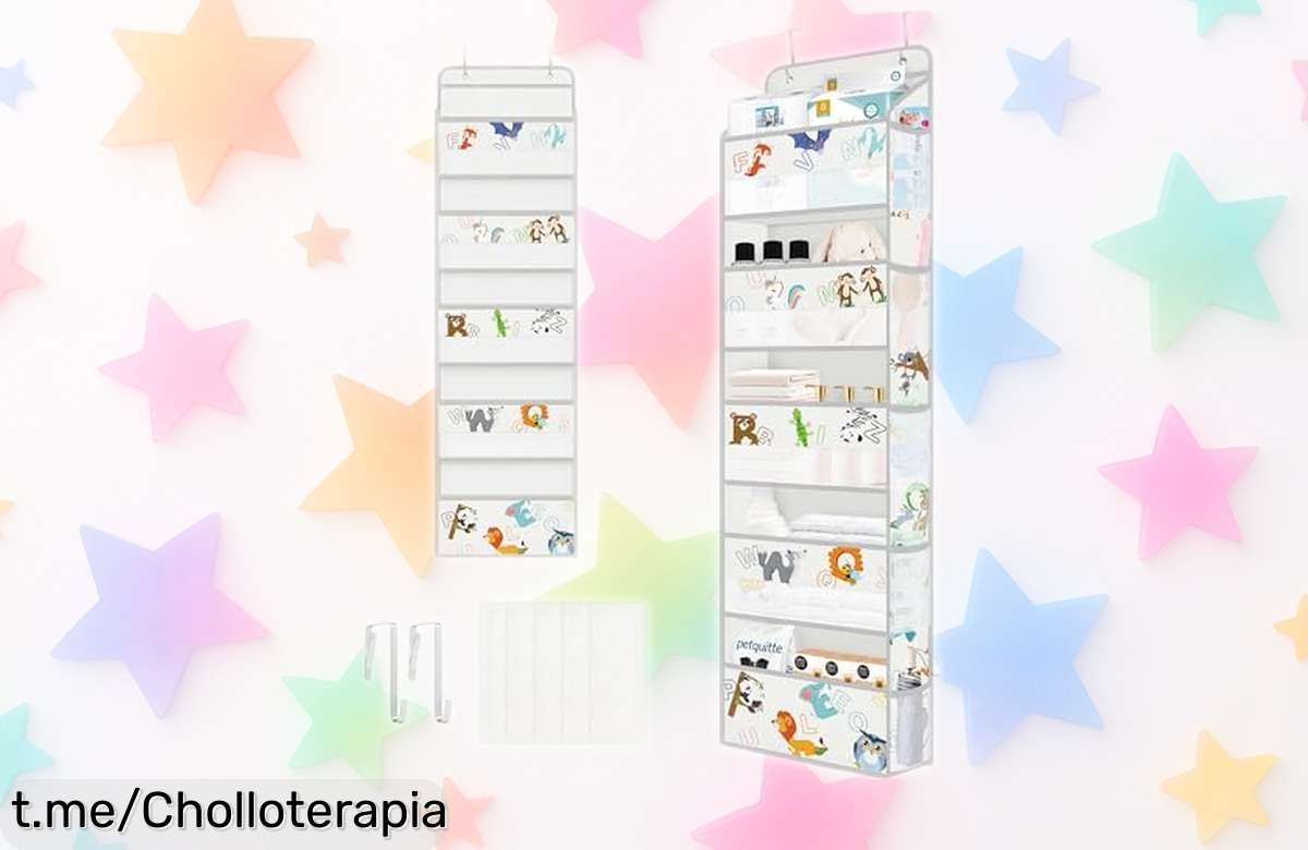 Organizador colgante para puerta con diseño animal: ordena tu espacio en segundos y aprovecha esta oferta rebajada que se va volando. ¡No te quedes sin el tuyo!