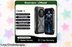 Os deseo que nunca se queden sin batería: Blackview OSCAL TANK 1 5G, con pantalla de 120 Hz y mega resistencia. ¡Aprovecha el ofertón antes de que desaparezca!