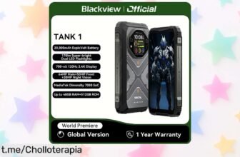 Os deseo que nunca se queden sin batería: Blackview OSCAL TANK 1 5G, con pantalla de 120 Hz y mega resistencia. ¡Aprovecha el ofertón antes de que desaparezca!