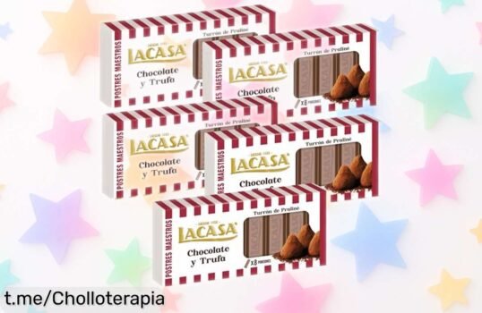 Pack 5 turrones de chocolate y trufa Lacasa a precio rebajado que vuela—disfruta momentos únicos con los tuyos antes de que se agoten, ¡no te lo pierdas!