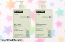 Pack bebé Suavinex gel champú y leche hidratante a precio loco, mima a tu peque con este super chollo que cuida su piel sensible. ¡No te quedes sin el tuyo!