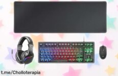 Pack completo gaming Mars Gaming: teclado, ratón y auriculares a un precio rebajado que no verás dos veces ¡Domina la partida y siente la emoción ya!