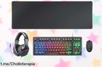 Pack completo gaming Mars Gaming: teclado, ratón y auriculares a un precio rebajado que no verás dos veces ¡Domina la partida y siente la emoción ya!