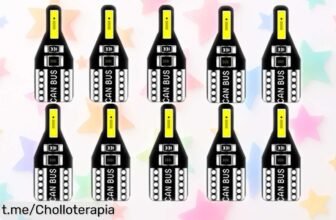 Pack de 10 bombillas LED para coche con luz potente, a precio rebajado: ¡no te lo pienses y transforma tu viaje en una experiencia iluminada!