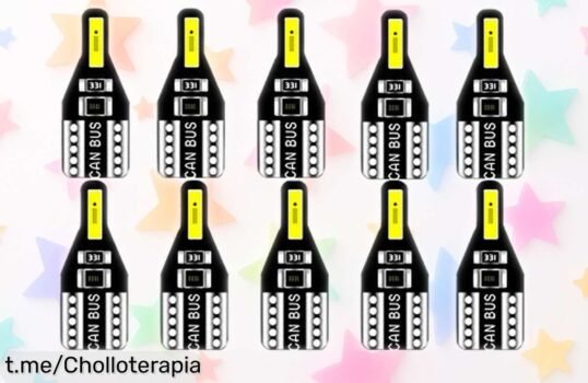 Pack de 10 bombillas LED para coche con luz potente, a precio rebajado: ¡no te lo pienses y transforma tu viaje en una experiencia iluminada!