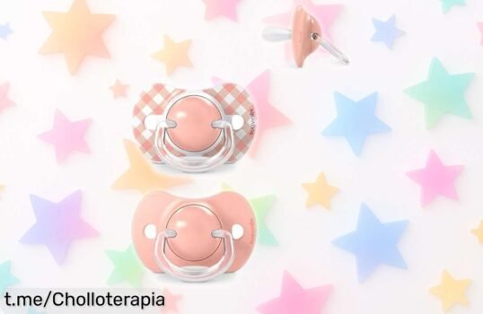 Pack de 2 chupetes Suavinex para bebés con tetina flexible, ¡rebaja brutal en un super chollo limitado! Dale a tu pequeño la sensación natural que merece y cómpralos ya.