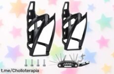 Pack de 2 soportes para botella de bici con multiherramienta 16 en 1 a precio loco, oferta limitada que hará tu pedaleo más seguro y divertido. ¡No te lo pierdas!