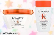 Pack nutritivo Kérastase para cabello seco: ¡Mascarilla y champú de lujo a precio rebajado! Dale a tu melena el cariño que necesita, no te pierdas este super chollo ya.