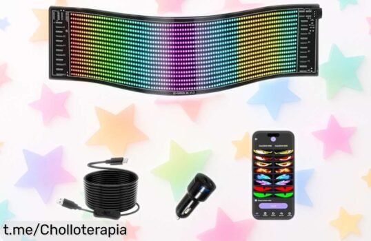 Pantalla LED flexible JDVOOTD, el chollazo que ilumina tus espacios a lo grande. ¡Aprovecha la rebaja brutal y sorprende en cada evento al instante!