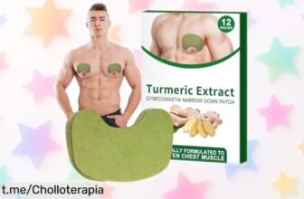 Parche reductor de grasa en el pecho con precio rebajado: dile adiós a la ginecomastia y siente la confianza que mereces antes de que se acabe esta oferta limitada.