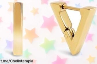 Pendientes pirámide con baño de oro 18kt a precio rebajado brutal, el super chollo que hará brillar tu estilo ¡Consíguelos ya y dale magia a tu look!