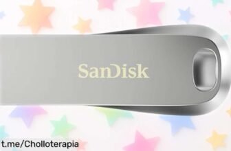Pendrive ultra rápido SanDisk Ultra Luxe 512 GB con protección por contraseña a un precio muy bajo, guarda tus recuerdos sin miedo ¡No te quedes sin el tuyo!