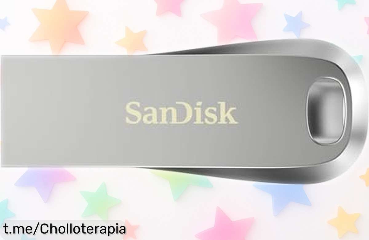 Pendrive ultra rápido SanDisk Ultra Luxe 512 GB con protección por contraseña a un precio muy bajo, guarda tus recuerdos sin miedo ¡No te quedes sin el tuyo!
