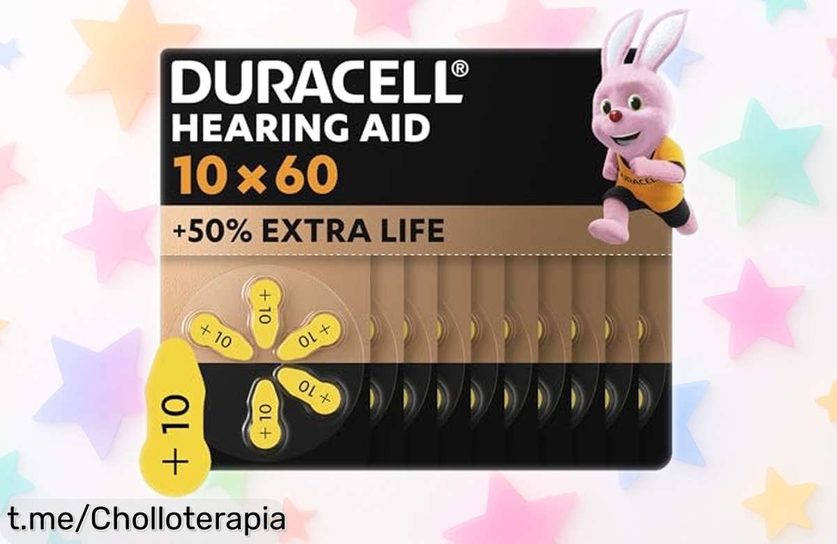 Pilas para audífonos Duracell con +50 % más duración, ¡super chollo a precio rebajado que no puedes dejar escapar! Corre y disfruta de la tranquilidad que mereces.