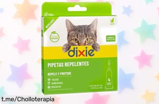 Pipetas repelentes para gatos Dixie: protección segura durante 4 meses a un precio rebajado, cuida a tu peludo y disfruta la tranquilidad que se merecen ¡No esperes más!