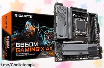 Placa base potente Gigabyte para Ryzen con VRM digital y DDR5 a precio rebajado; ¡aprovecha este super chollo antes de que se agoten y lleva tus juegos al siguiente nivel!