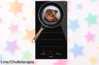 Placa de inducción Cecotec con zona flex: potencia brutal y seguridad para los peques, ¡aprovecha este ofertón y sorprende a todos en la cocina!