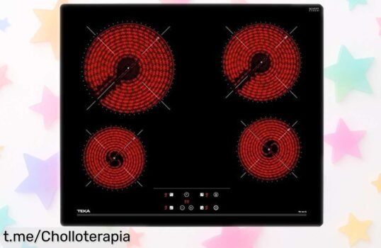 Placa vitrocerámica Teka 60 cm con control táctil a precio rebajado, ¡haz que cocinar sea un gustazo y sorprende a todos en casa sin estrés!