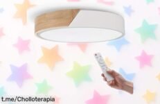 Plafón LED redondo regulable con mando, un diseño moderno que ilumina tu baño o cocina al mejor precio rebajado ¡Atrévete a transformar tu espacio ahora mismo!