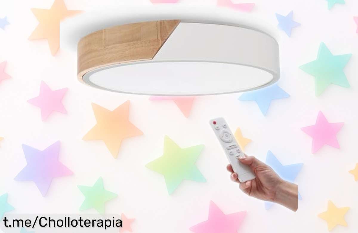 Plafón LED redondo regulable con mando, un diseño moderno que ilumina tu baño o cocina al mejor precio rebajado ¡Atrévete a transformar tu espacio ahora mismo!