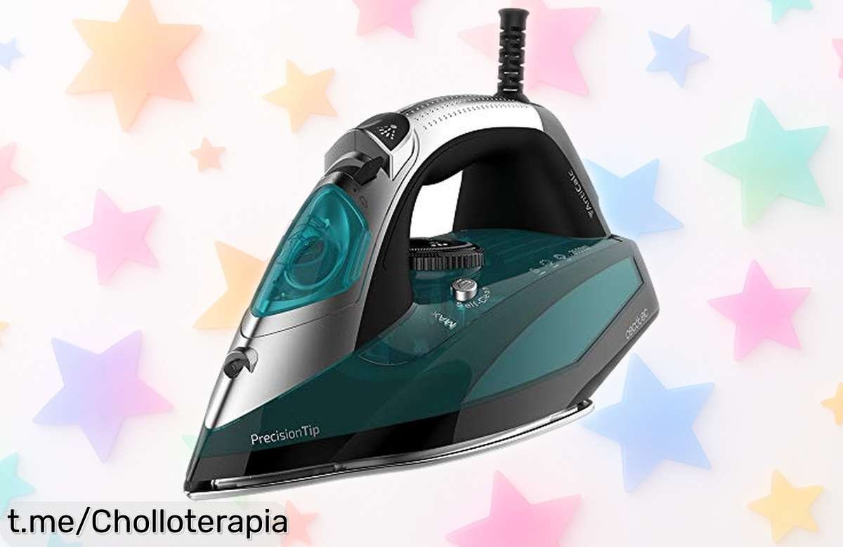 Plancha de vapor Cecotec FastFurious, el super chollo que elimina arrugas al instante ¡No te quedes sin brillo y corre antes de que se agote!