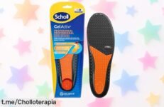 Plantillas de gel Scholl GelActiv para hombre, confort total para tus pies a precio rebajado ¡No dejes pasar esta oferta única y siente la frescura en cada paso!