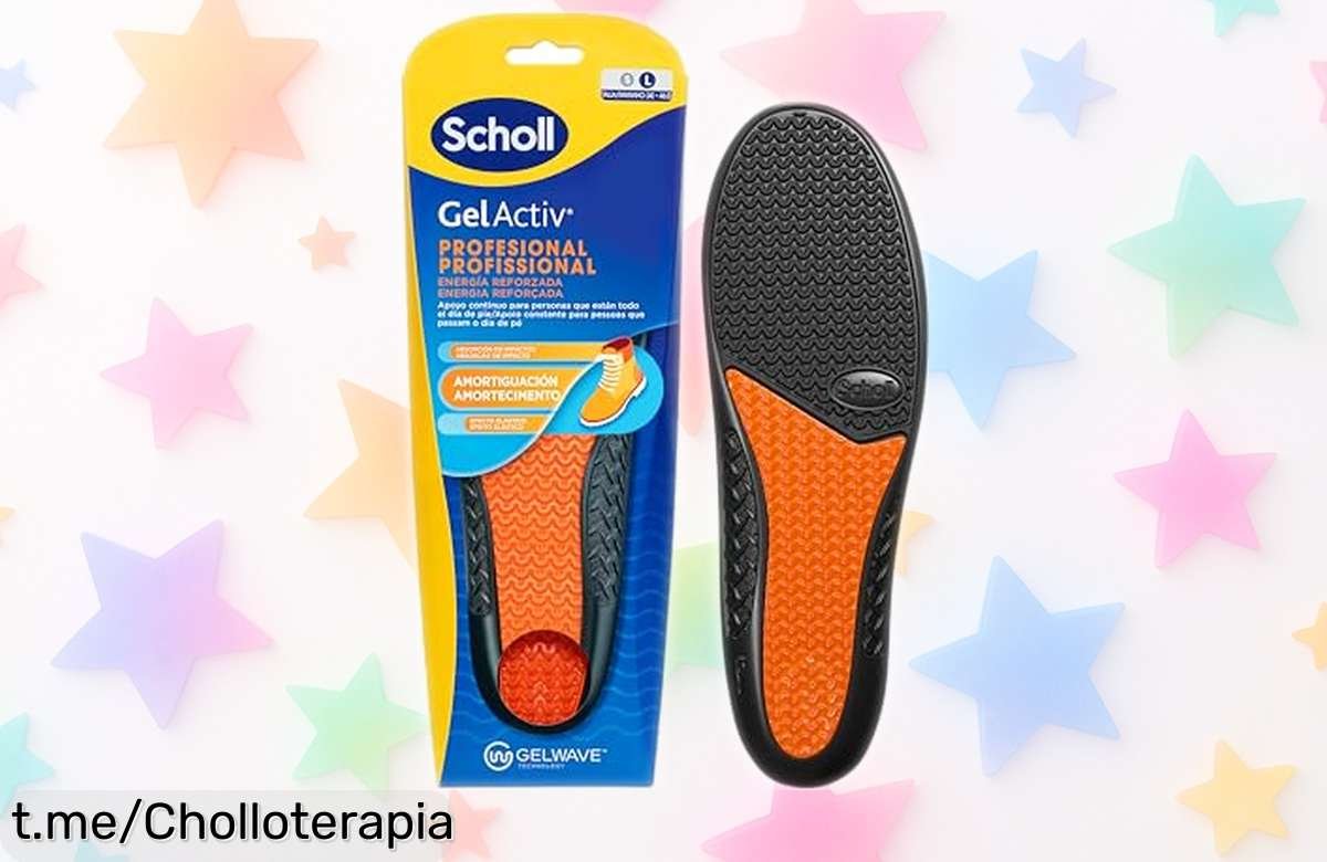 Plantillas de gel Scholl GelActiv para hombre, confort total para tus pies a precio rebajado ¡No dejes pasar esta oferta única y siente la frescura en cada paso!
