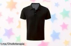Polo de punto gofre para hombre a precio loco, clásico y duradero, ¡aprovéchalo ya antes de que desaparezca y resaltarte con estilo en cada ocasión!