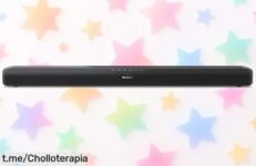 Potente barra de sonido Sharp de 75W, ¡audio espectacular y conexión fácil! Apúntate a este super chollo y disfruta del cine en casa como nunca antes.