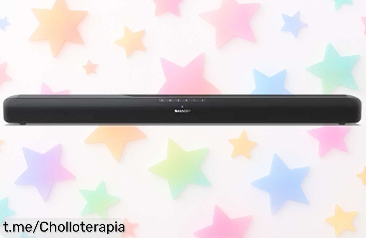 Potente barra de sonido Sharp de 75W, ¡audio espectacular y conexión fácil! Apúntate a este super chollo y disfruta del cine en casa como nunca antes.