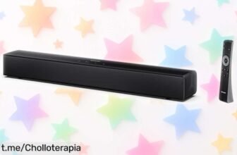 Potente barra de sonido con Bluetooth 5.3 y HDMI ARC, aprovecha este precio rebajado y vive una experiencia de audio emocionante en casa ¡No te lo pierdas!