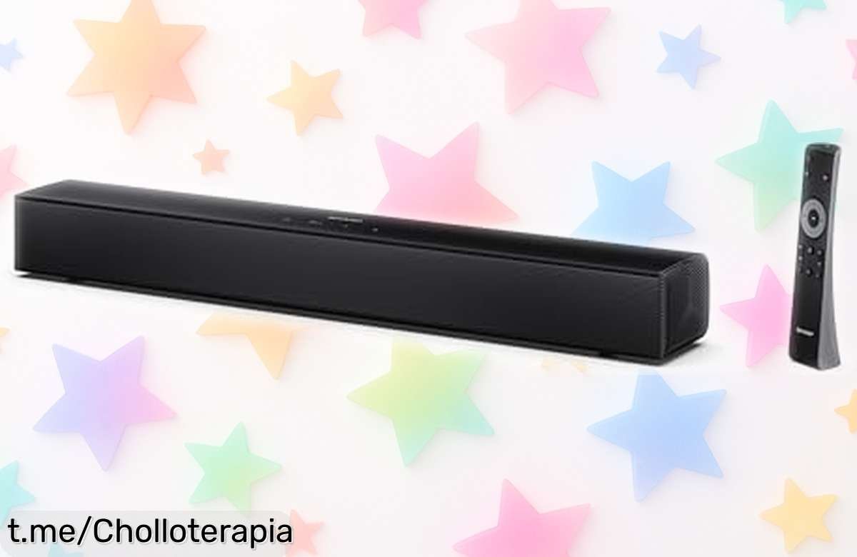 Potente barra de sonido con Bluetooth 5.3 y HDMI ARC, aprovecha este precio rebajado y vive una experiencia de audio emocionante en casa ¡No te lo pierdas!