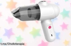 Potente mini aspirador de mano 4 en 1 Ebossom a un precio rebajado que volará, ¡aprovecha este ofertón y dale a tu hogar la limpieza que se merece ya mismo!