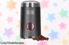 Potente molino eléctrico Black+Decker para un café perfecto, ¡disfruta de su precio rebajado por tiempo limitado y despierta tus sentidos con cada taza!