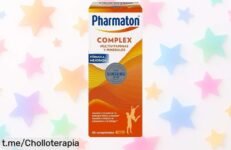 Potente multivitamínico Pharmaton Complex con ginseng para energía y mente activa a precio rebajado. ¡No dejes pasar este super chollo, recarga cuerpo y cabeza ya!