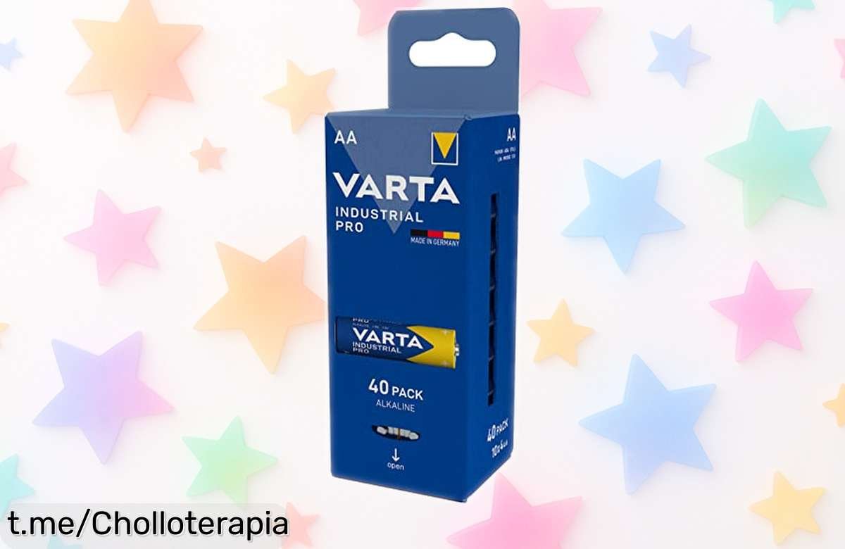 Potente paquete de 40 pilas AA VARTA industrial pro con duración increíble y precio rebajado solo por tiempo limitado, ¡lleva energía a tus gadgets antes que se te escape!