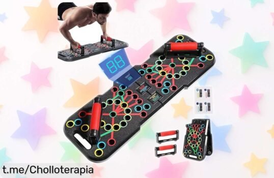 Potente tabla de flexiones CRAZYROPE 41 en 1 con contador, ¡oferta increíble a precio rebajado que no querrás perderte! Entrena tu fuerza y siente la diferencia ya.