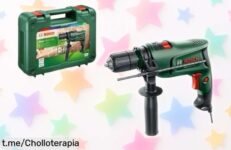 Potente taladro percutor eléctrico Bosch EasyImpact a precio rebajado, aprovecha este super chollo y haz que tus proyectos brillen ya mismo.