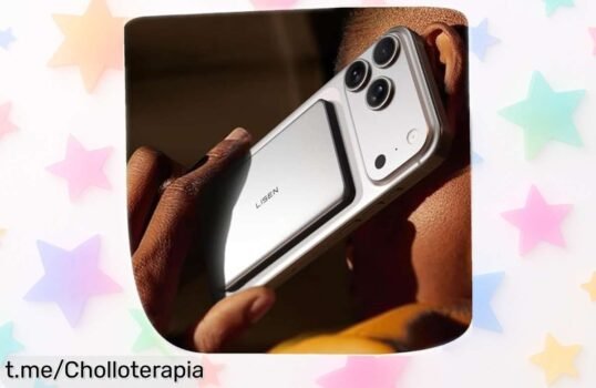 Powerbank slim con magsafe 5000mAh, carga rápida y sin cables. Aprovecha este super chollo antes de que se acabe, ¡tu energía extra te está esperando!