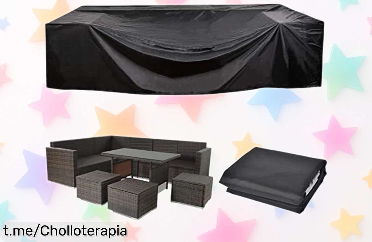 Protege tu patio con la cubierto impermeable y antipolvo de 130 cm, ¡super chollo que vuela! Cuida lo que amas por un precio rebajado ahora mismo.